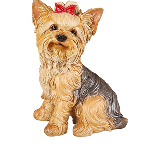 اکشن فیگور سگ نشسته پاپیون دار Yorkshire terrier dog toy_اسباب بازی